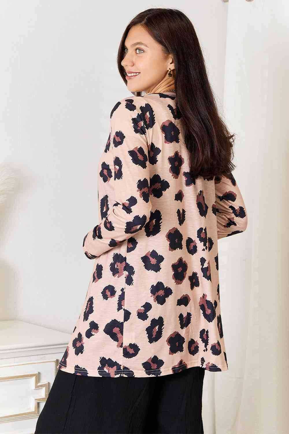 Chic button-up cardigan with print - Love Salve